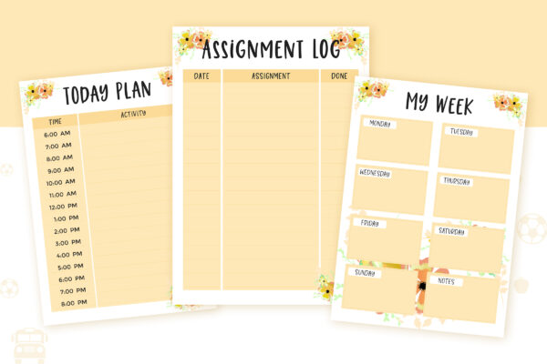 Mini home school planner - image 2