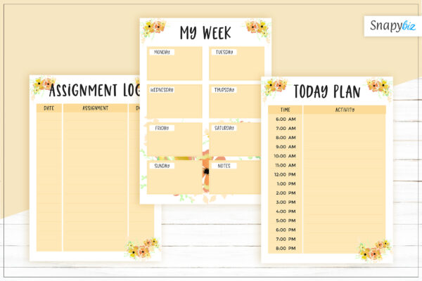 Mini home school planner - image 3