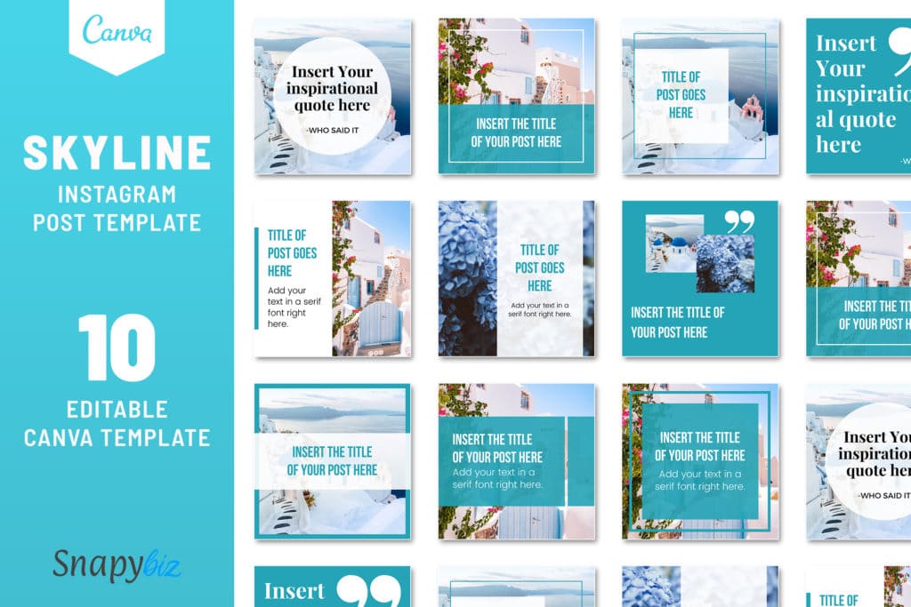 Instagram Travel Canva Post Template Instagram Travel Canva Post Template