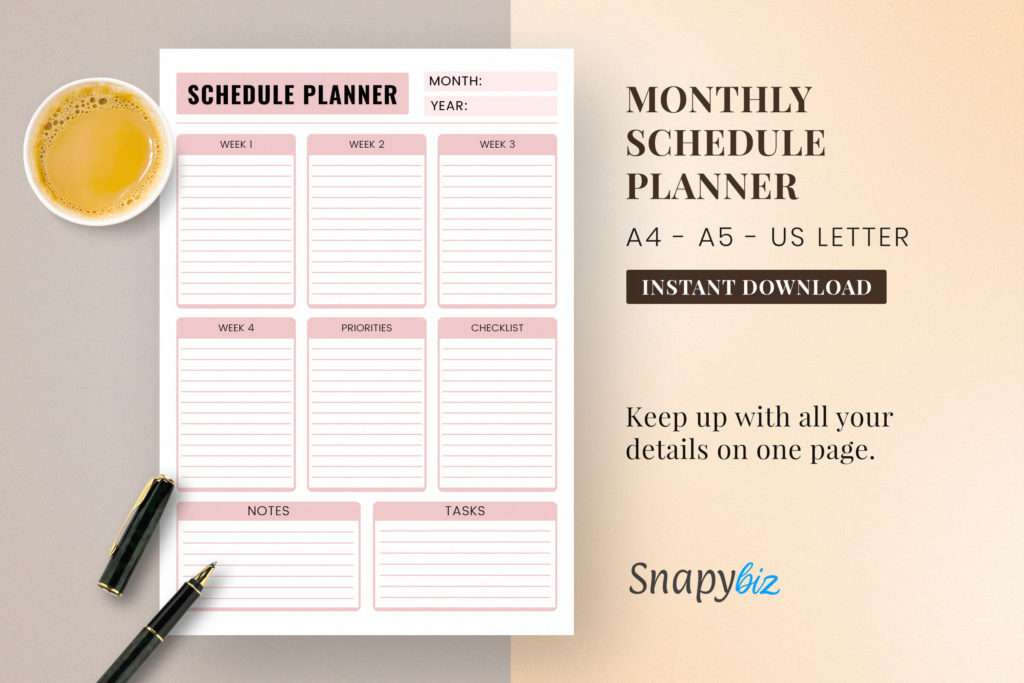 schedule planner feature images