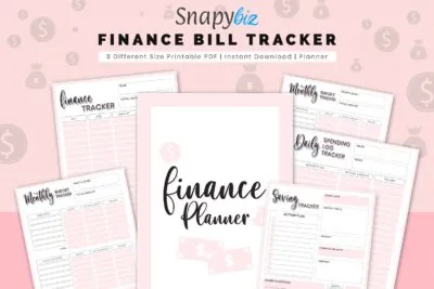 A4 Finance Printable