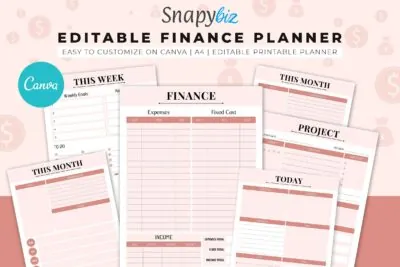 Finance Canva Planner