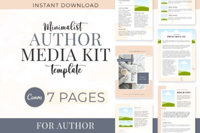 Author Media Kit Template