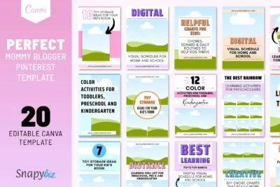 Perfect Mommy Blogger Pinterest Template