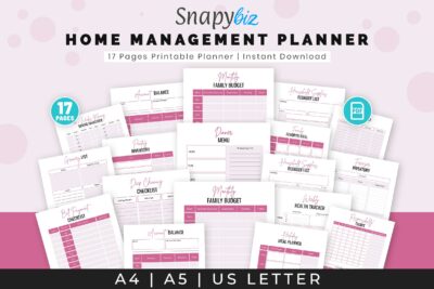 home management planner