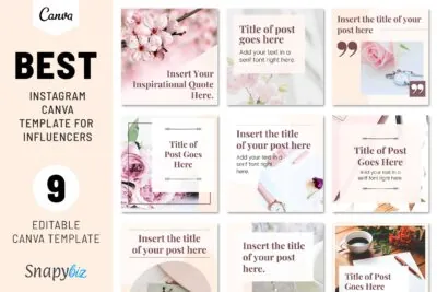 Best Instagram Canva Template For Influencers | Canva Instagram | Viral Instagram | Instagram post mockup