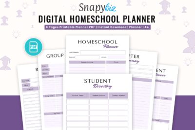 Digital Homeschool Planner
