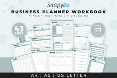 business planner workbook