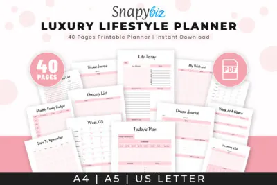 Lifestyle Planner