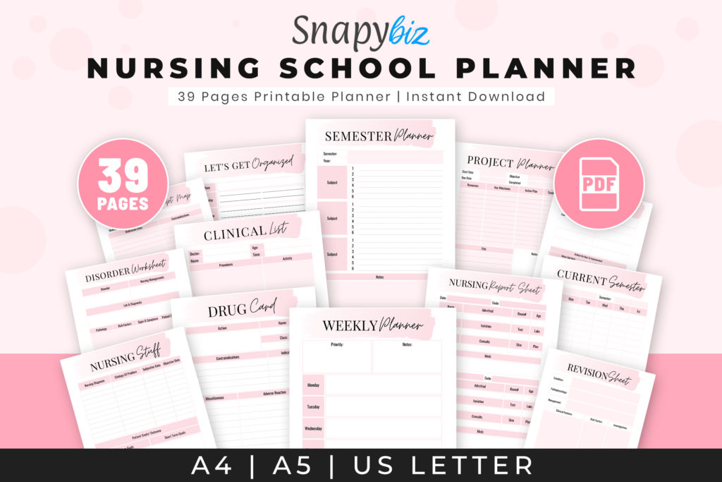 nursing school planner