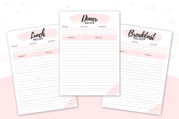 Bullet Journal Meal Plan 1 Monthly meal planner with grocery list - image 2