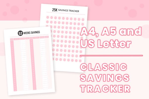 Classic savings tracker 6