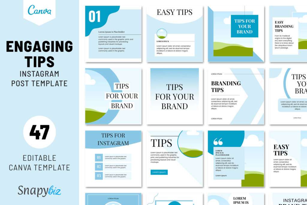 Engaging Tips Instagram Post Template Engaging Tips Instagram Post Template