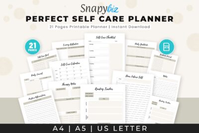 perfect self care planner 5