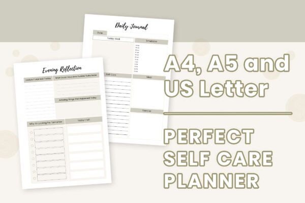 Perfect Self Care Planner 6 Perfect self care planner 6
