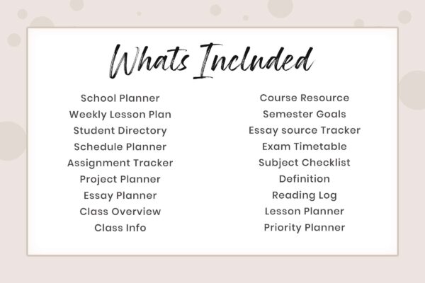 Weekly Work Plan 5 Elementary school planner - image 6