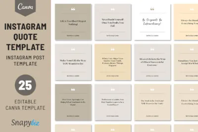 instagram quote template