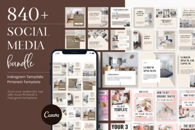 social media template bundle