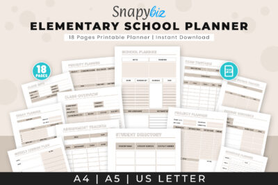 elementary school planner