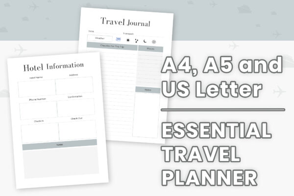 Essential travel planner 6