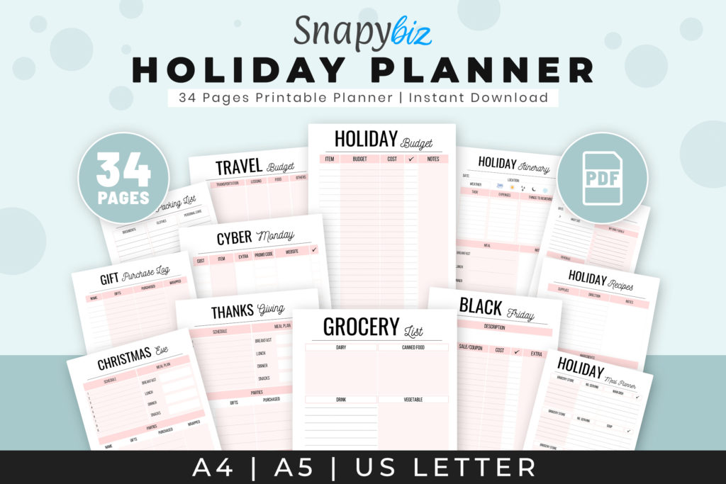 Holiday Binder