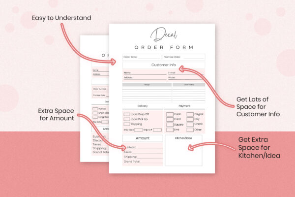 Order form planner 7