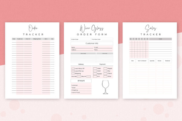 Order form planner 8