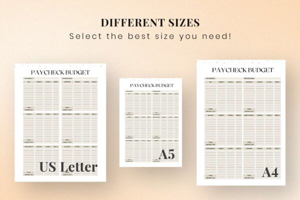 Paycheck Budget Planner Feature Images 3 Paycheck budget planner feature images 3
