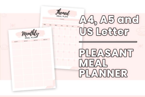 Pleasant Meal Planner 6 Pleasant meal planner 6