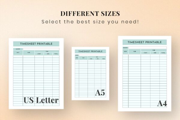 Timesheet Printable Feature Images 3 Timesheet printable feature images 3