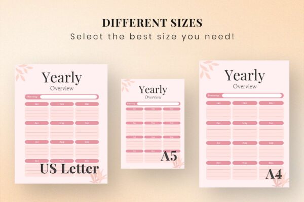 Yearly Overview3 Yearly overview3