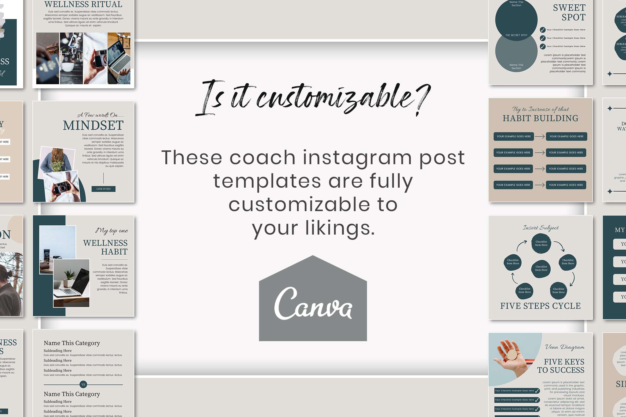 Instagram Coaching | Coach Templates For Canva | SnapyBiz