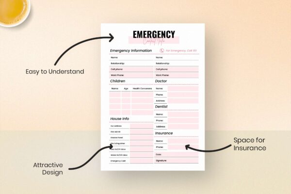 Emergency Contact Info Printable Feature Images 1 Emergency contact info printable feature images 1