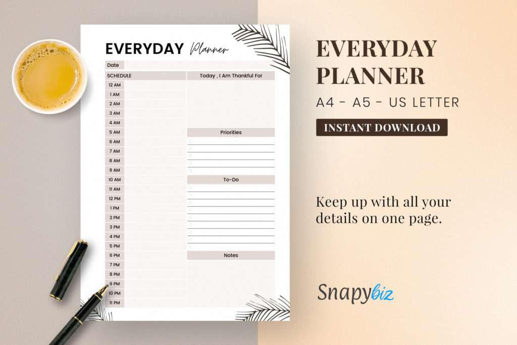 everyday planner feature images