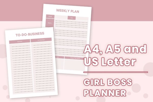 Girl Boss Planner 6 Girl boss planner 6