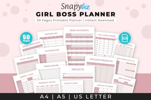 Girl Boss Planner Girl boss planner