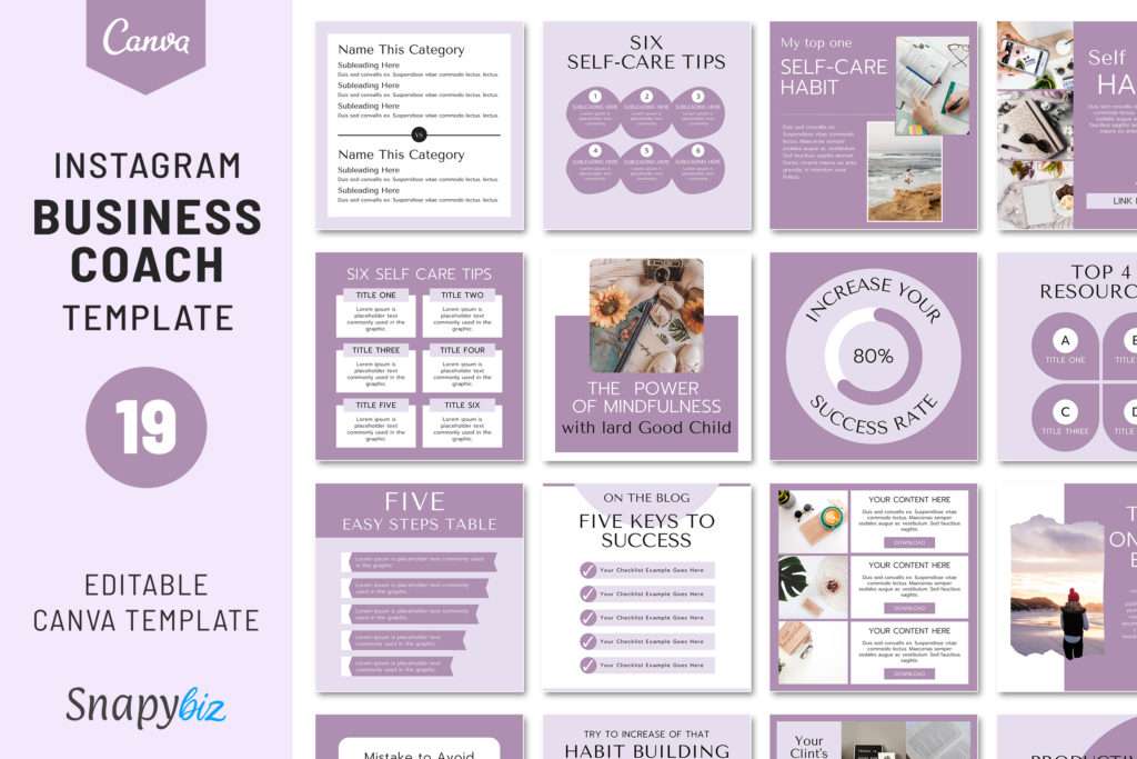instagram coach template