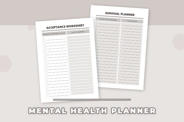 Mental Health Planner 1 1 Mental health planner 1