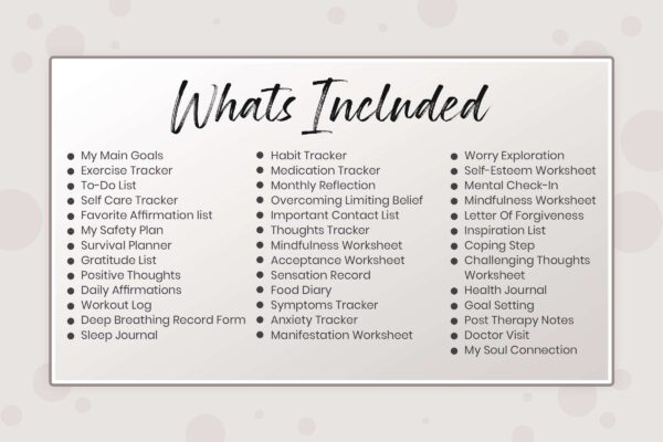 Mental Health Planner 5 1 Mental health planner 5