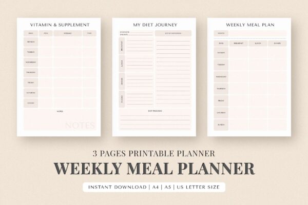 Weekly Meal Planner Feature Images Weekly meal planner feature images