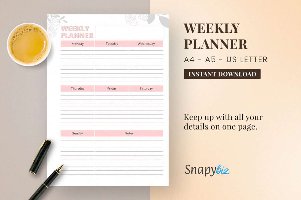 weekly planner to do list feature images