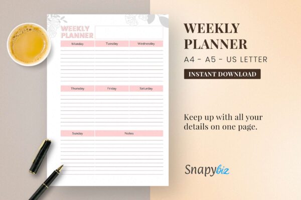 Weekly Planner To Do List Feature Images Weekly planner to do list feature images
