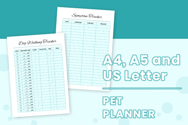 Pet Planner Bundle 6 Pet planner bundle 6