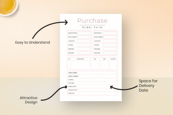 Purchase Order Form Printable Feature Images 1 Purchase order form printable feature images 1
