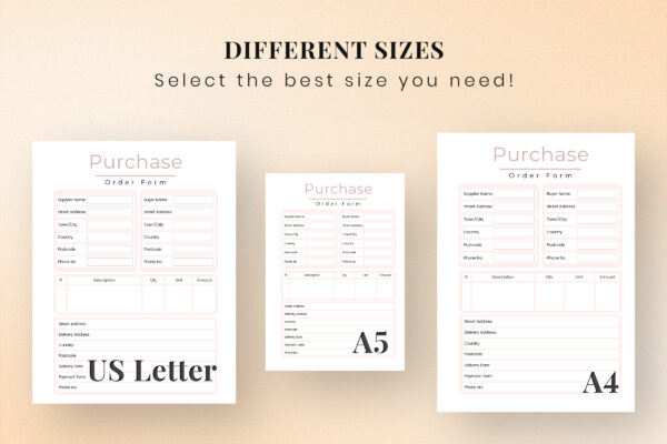 Purchase Order Form Printable Feature Images 3 Purchase order form printable feature images 3