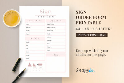 sign order form printable feature images
