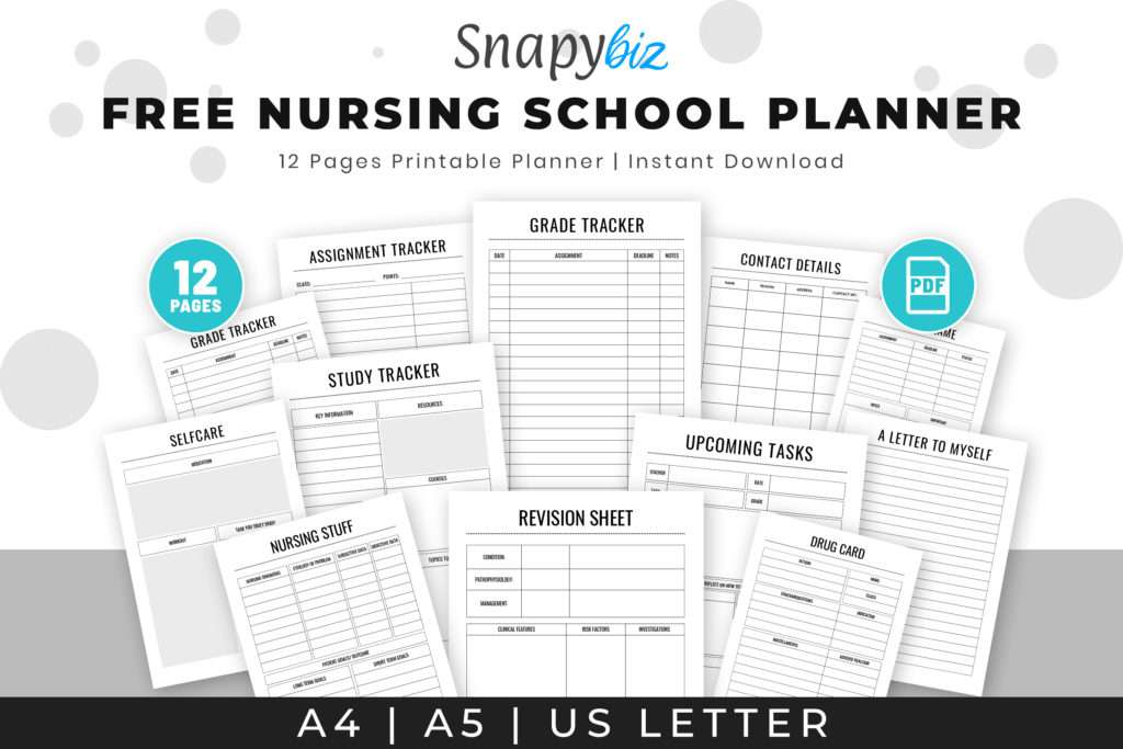 nursing school planner