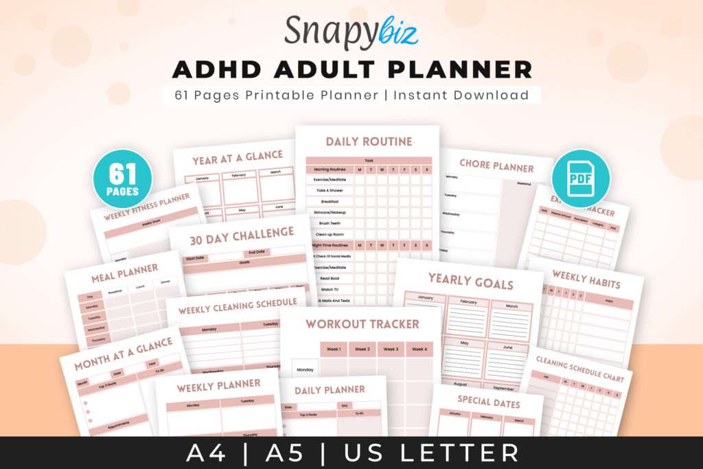 adhd adult planner