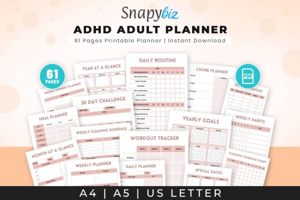 Adhd Adult Planner Adhd adult planner
