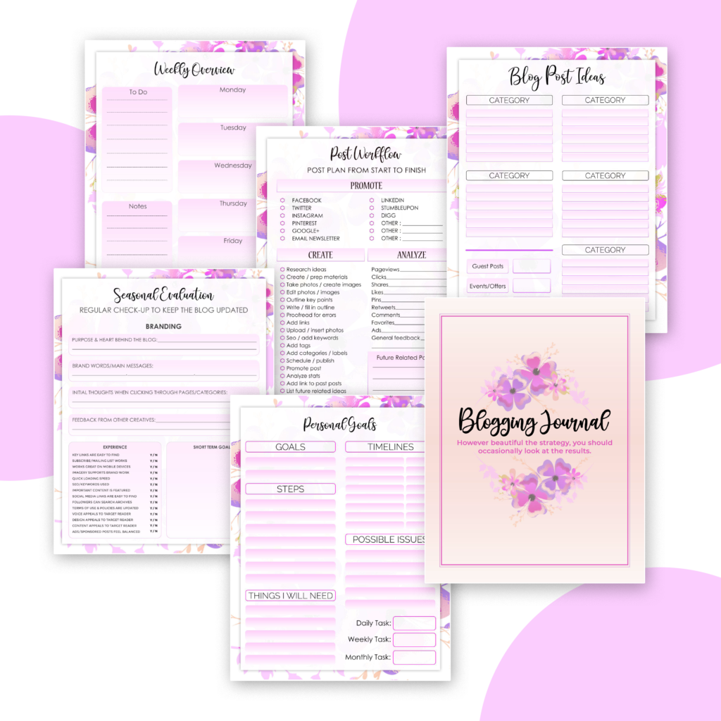 blogging journal